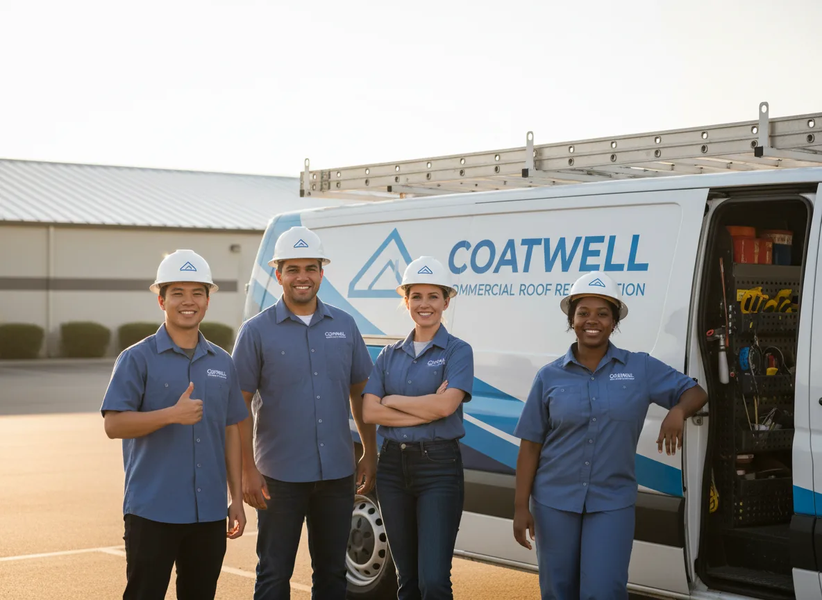 Commercial roof coating company in Goodwine, IL